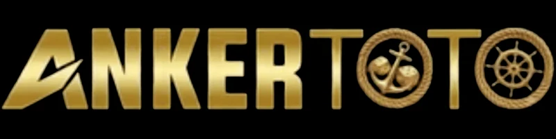 Logo Ankertoto berwarna emas